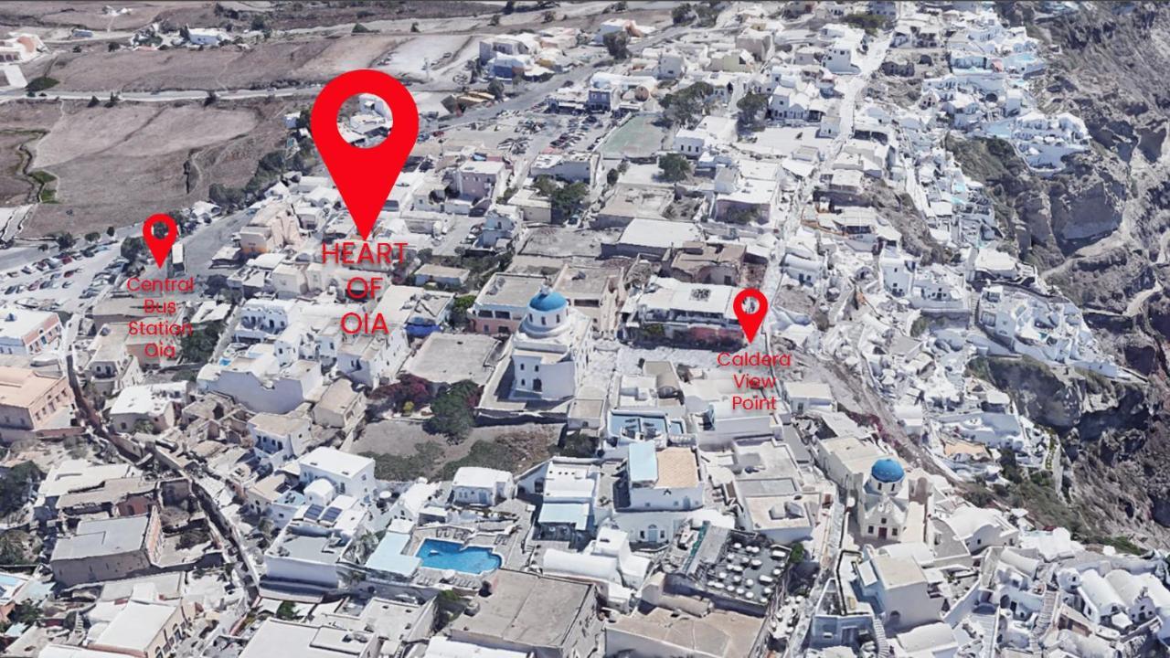 Appartamento Heart Of Oia - Private House With Jacuzzi Esterno foto